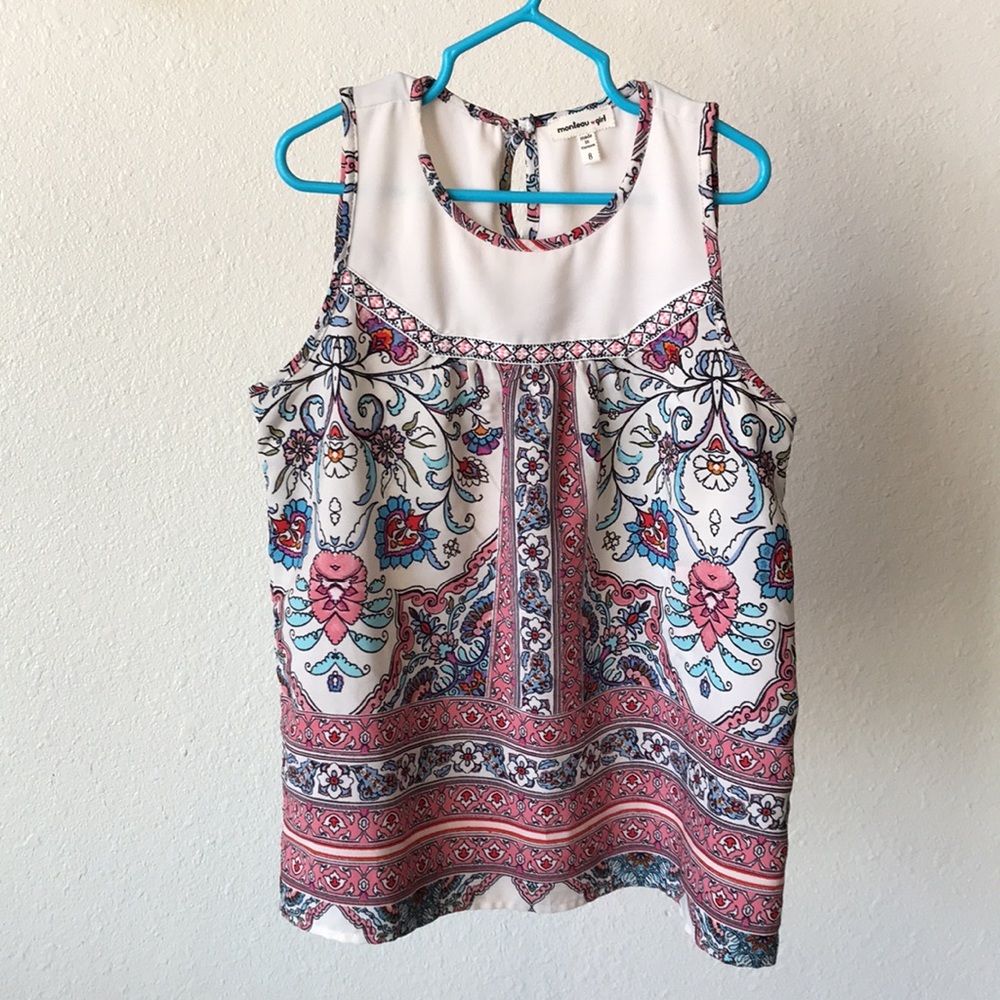 Monteau Girl Sleeveless Top